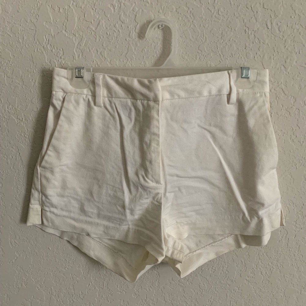 White dress shorts